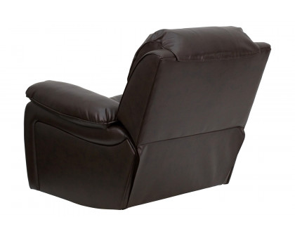 BLNK Kyle LeatherSoft Rocker Recliner - Brown