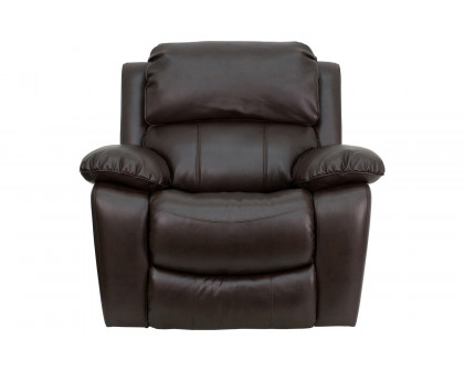 BLNK Kyle LeatherSoft Rocker Recliner - Brown