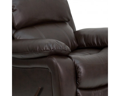 BLNK Kyle LeatherSoft Rocker Recliner - Brown