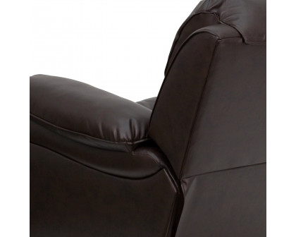 BLNK Kyle LeatherSoft Rocker Recliner - Brown