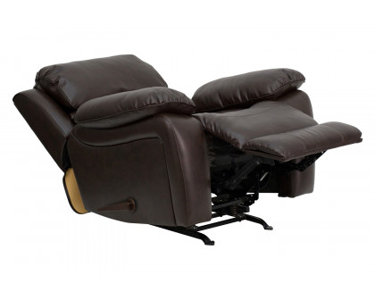 BLNK Kyle LeatherSoft Rocker Recliner - Brown