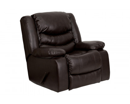 BLNK - Kyle LeatherSoft Lever Rocker Recliner with Padded Arms