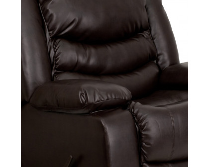 BLNK - Kyle LeatherSoft Lever Rocker Recliner with Padded Arms