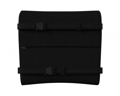 BLNK - Rey Black Lumbar Support Pillow with Adjustable Straps and CertiPUR-US Certified Memory Foam