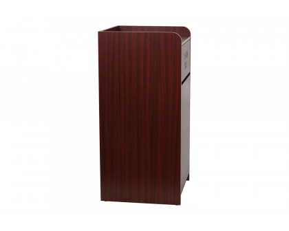 BLNK Sony Laminate Tray Top Receptacle - Mahogany