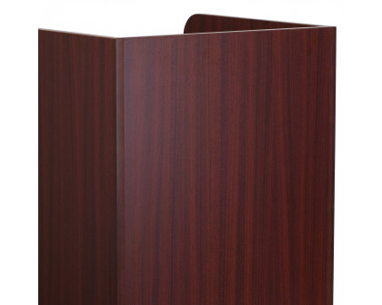 BLNK Sony Laminate Tray Top Receptacle - Mahogany