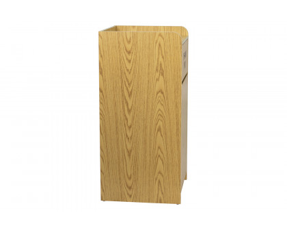 BLNK Sony Laminate Tray Top Receptacle - Oak