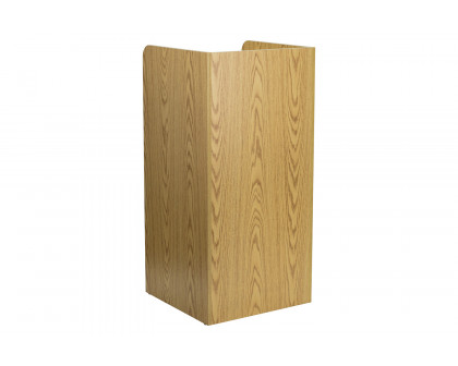 BLNK Sony Laminate Tray Top Receptacle - Oak