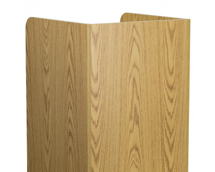 BLNK Sony Laminate Tray Top Receptacle - Oak