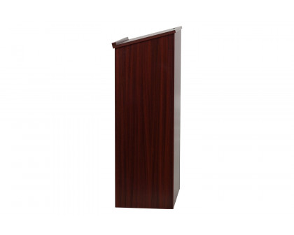 BLNK Mysta Laminate Stand-Up Lectern - Mahogany