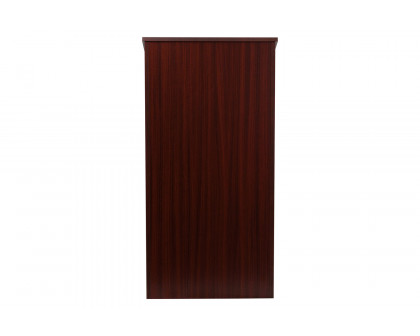 BLNK Mysta Laminate Stand-Up Lectern - Mahogany