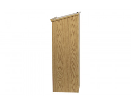 BLNK Mysta Laminate Stand-Up Lectern - Oak