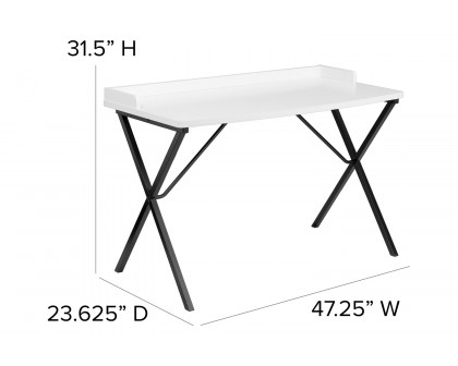 BLNK Computer Desk - White