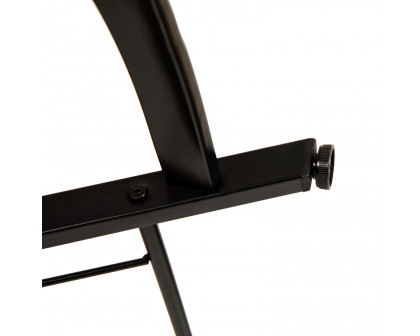 BLNK™ Ginny L-Shaped Computer Desk with Monitor Stand - Black/Black