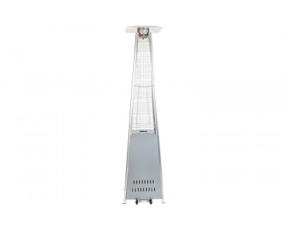 BLNK Sol Commercial Stainless Steel 42000 BTU Patio Outdoor Heating - Silver