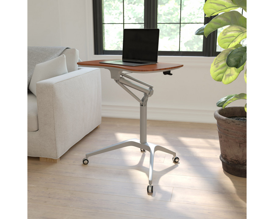 BLNK Gia Mobile Stand-Up Computer Ergonomic Desk