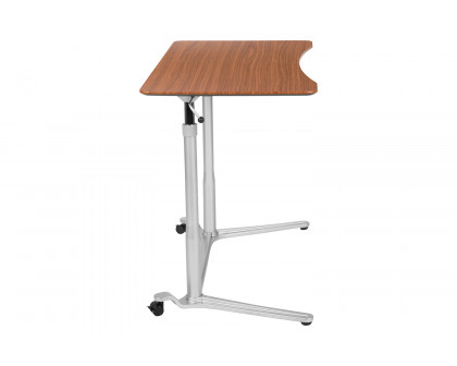 BLNK Merritt Stand-Up Computer Ergonomic Desk - Cherry