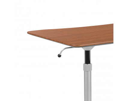 BLNK Merritt Stand-Up Computer Ergonomic Desk - Cherry