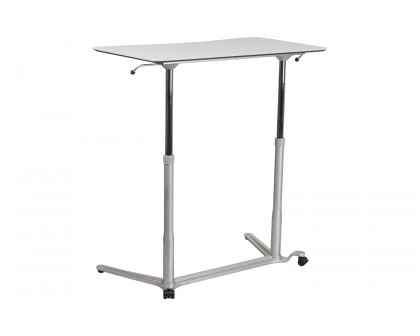 BLNK Merritt Stand-Up Computer Ergonomic Desk - Light Gray