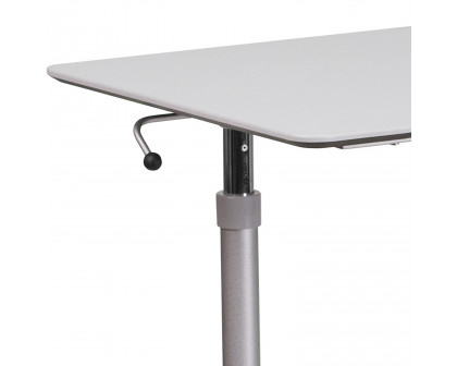 BLNK Merritt Stand-Up Computer Ergonomic Desk - Light Gray