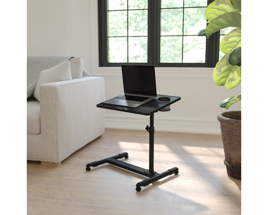 BLNK Macon Adjustable Height Steel Mobile Computer Desk