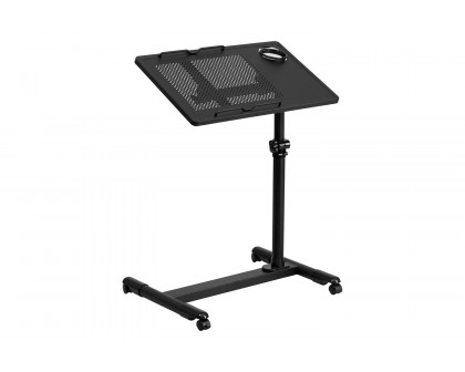 BLNK Macon Adjustable Height Steel Mobile Computer Desk