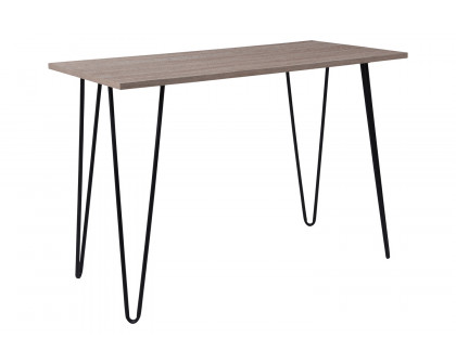 BLNK - Oak Park Collection Console Table with Black Metal Legs