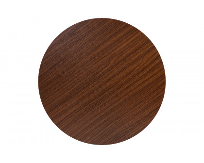 BLNK - Hampstead Collection Modern Walnut Finish Accent Coffee Table