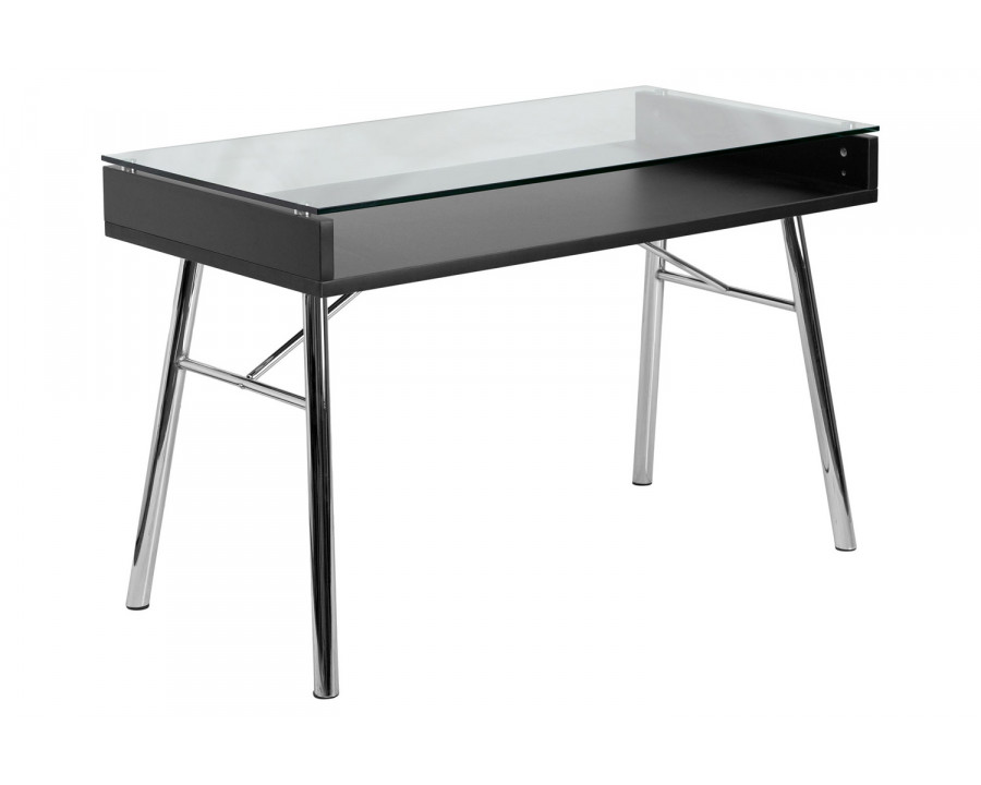 BLNK - Brettford Desk with Tempered Glass Top