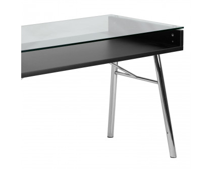 BLNK - Brettford Desk with Tempered Glass Top