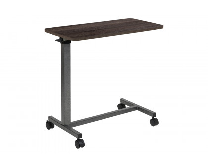 BLNK - Fenwick Adjustable Overbed Table with Wheels for Home and Hospital