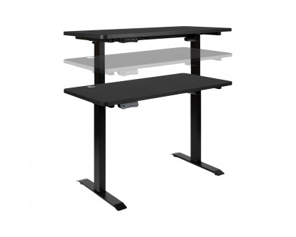 BLNK Tanner Electric Height Adjustable Standing Desk - Black