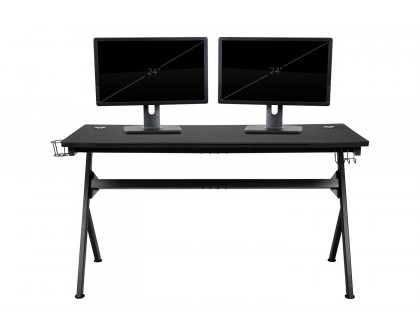 BLNK - Duncan Extra Large Gaming Desk with Headphone Hook and Cup Holder