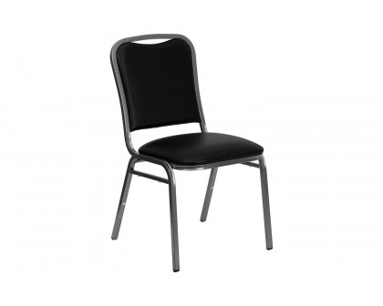 BLNK™ - HERCULES Series Vinyl Stacking Banquet Chair with Silver Vein Frame