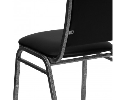 BLNK™ - HERCULES Series Vinyl Stacking Banquet Chair with Silver Vein Frame