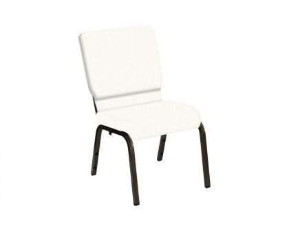 BLNK HERCULES Series Church Chair in E-Z Marine Vinyl with Gold Vein Frame