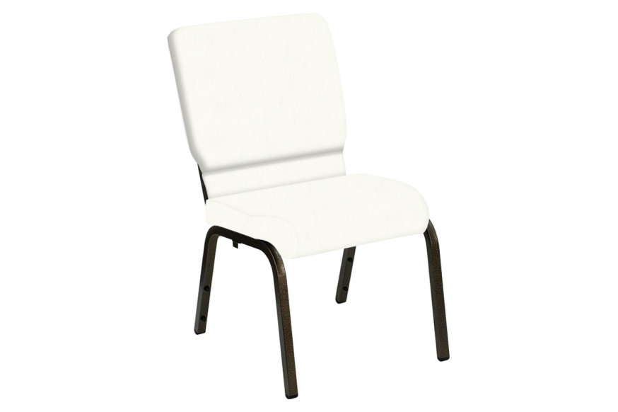 BLNK™ HERCULES Series Church Chair in E-Z Marine Vinyl with Gold Vein Frame - 18.5"W