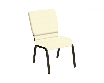 BLNK HERCULES Series Church Chair in E-Z Sierra Vinyl with Gold Vein Frame