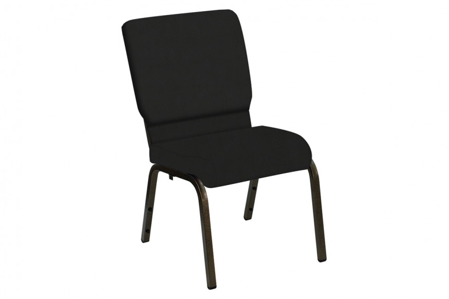 BLNK™ HERCULES Series Church Chair in E-Z Corinthian Vinyl with Gold Vein Frame - 18.5"W