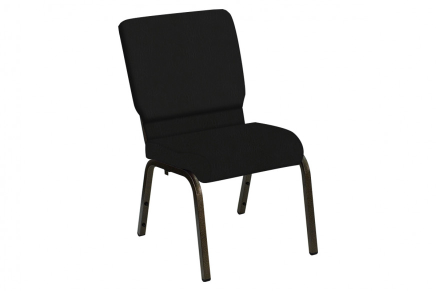 BLNK™ HERCULES Series Church Chair in E-Z Heidi Vinyl with Gold Vein Frame - 18.5"W