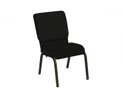 BLNK HERCULES Series Church Chair in E-Z Elk Vinyl with Gold Vein Frame