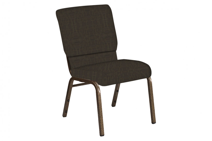 BLNK™ Church Chair in Amaze with Gold Vein Frame - Mint Chocolate, 18.5"W