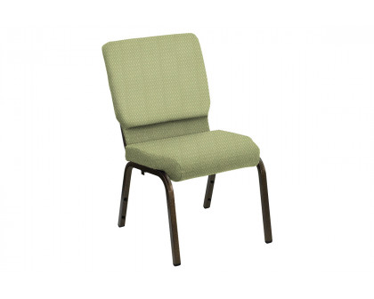 BLNK HERCULES Series Church Chair in Bedford with Gold Vein Frame