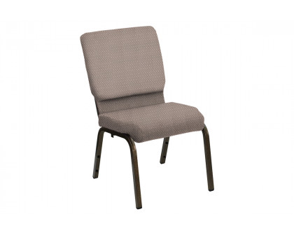 BLNK HERCULES Series Church Chair in Bedford with Gold Vein Frame