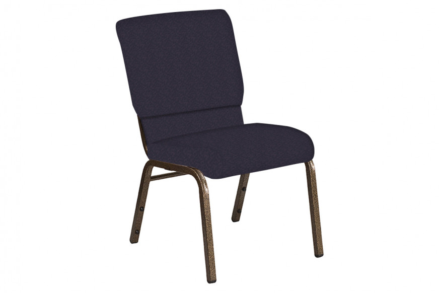 BLNK™ Church Chair in Bonaire with Gold Vein Frame - Duke, 18.5"W