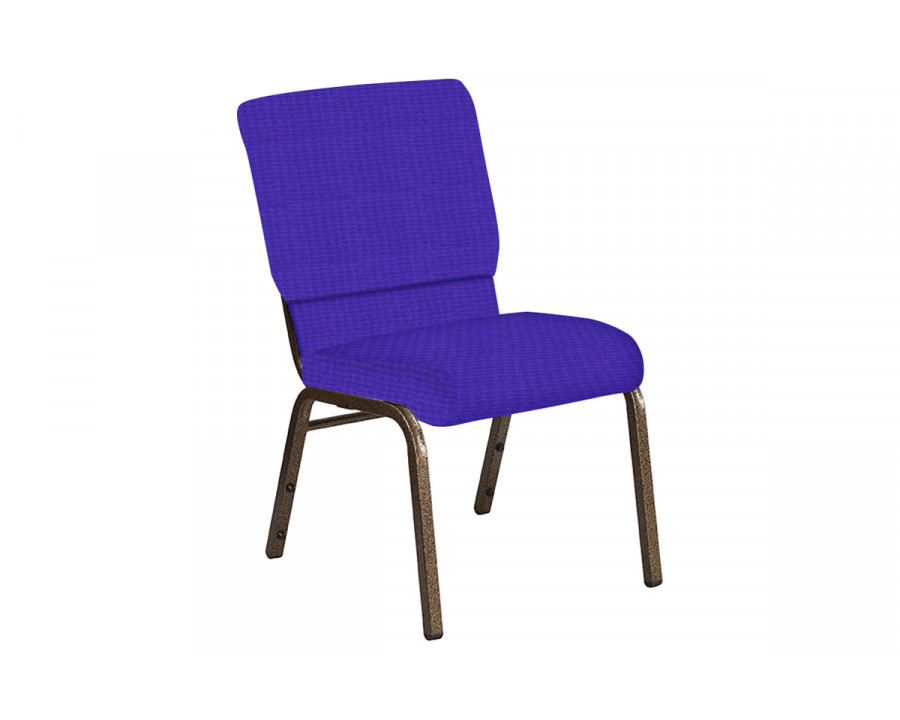 BLNK Church Chair in Interweave with Gold Vein Frame - Lilac, 18.5"W