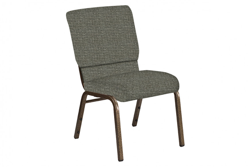 BLNK™ Church Chair in Interweave with Gold Vein Frame - Slate, 18.5"W