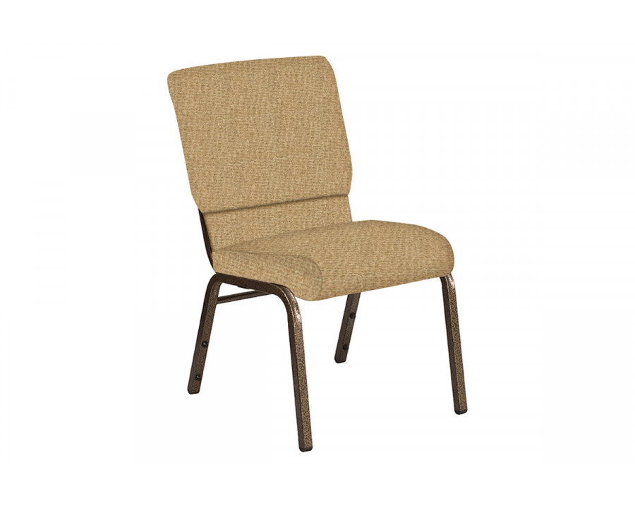 BLNK Church Chair in Interweave with Gold Vein Frame - Walnut, 18.5"W