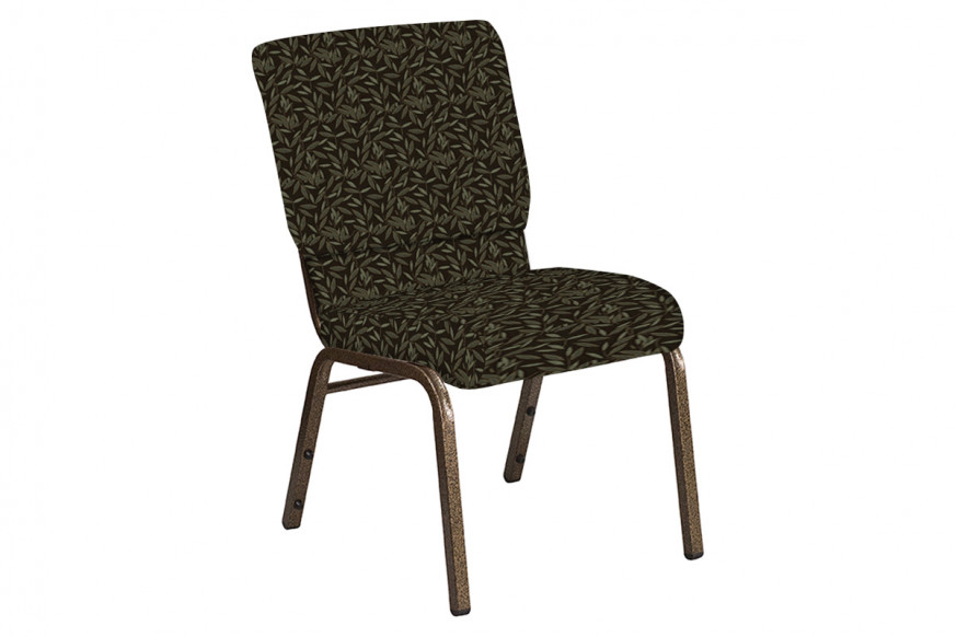 BLNK™ Church Chair in Jasmine with Gold Vein Frame - Wintermoss, 18.5"W