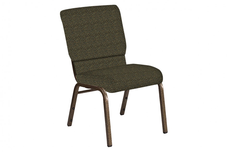 BLNK™ Church Chair in Lancaster with Gold Vein Frame - Ash Berry, 18.5"W